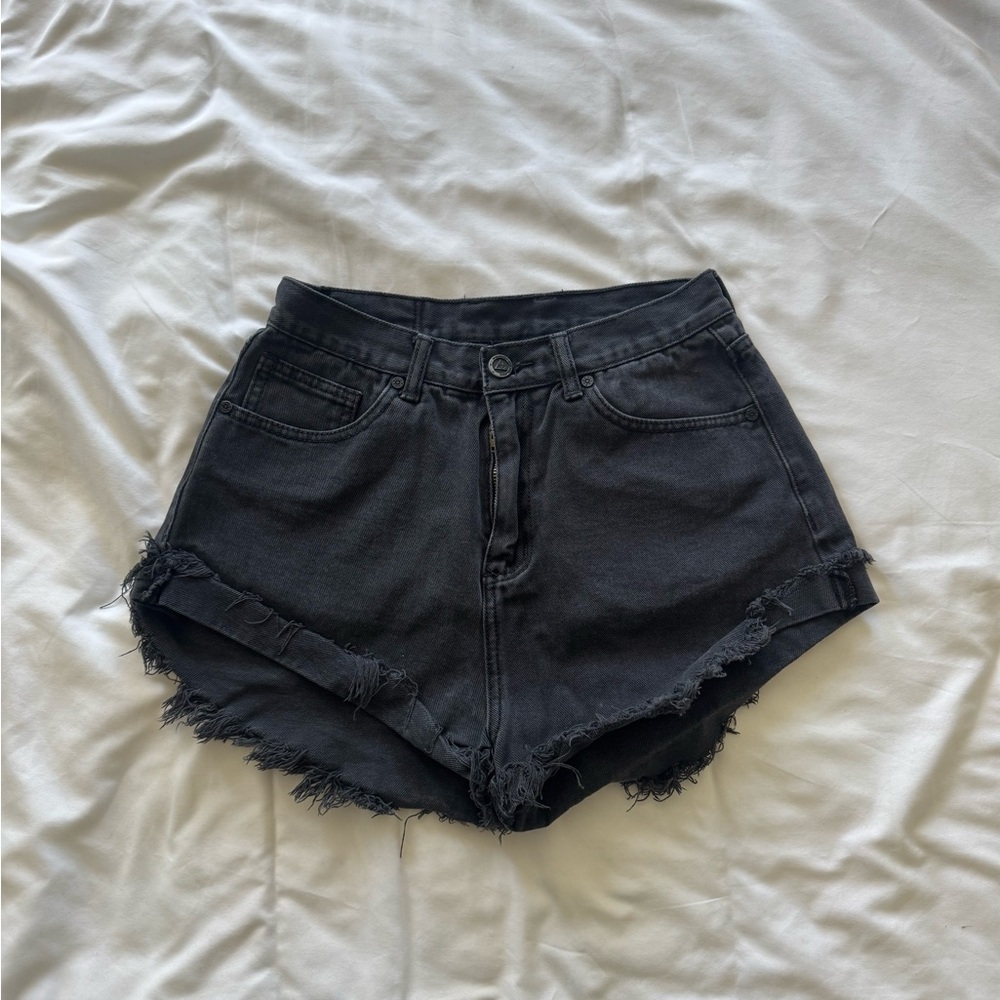 UNIF Women's Black Denim Shorts